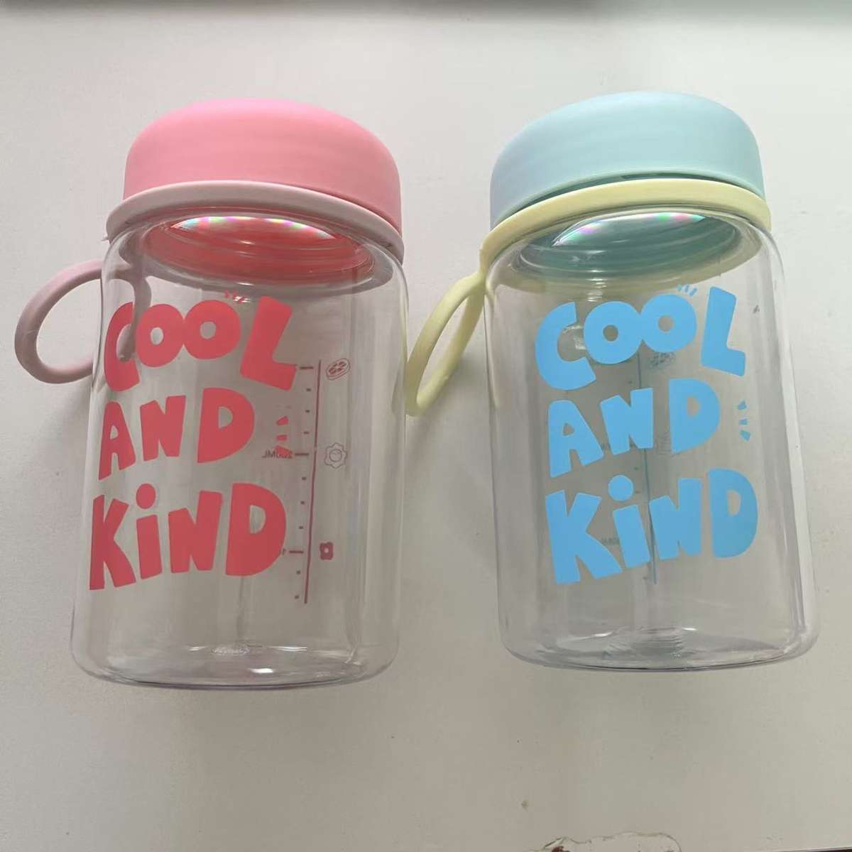 Water Cup Color Pink Blue