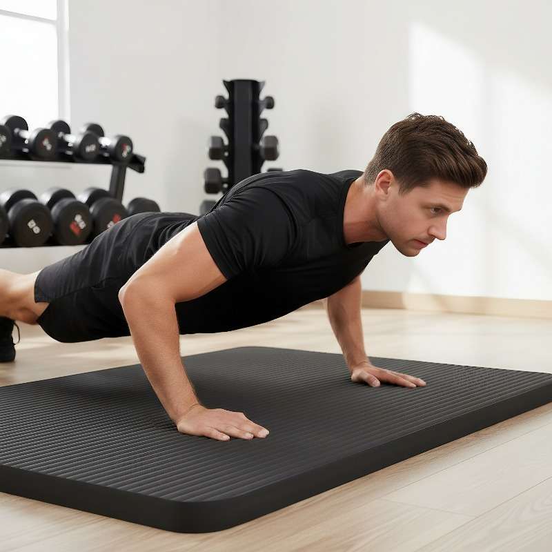 Yoga Mat Black Size 0.5Cm