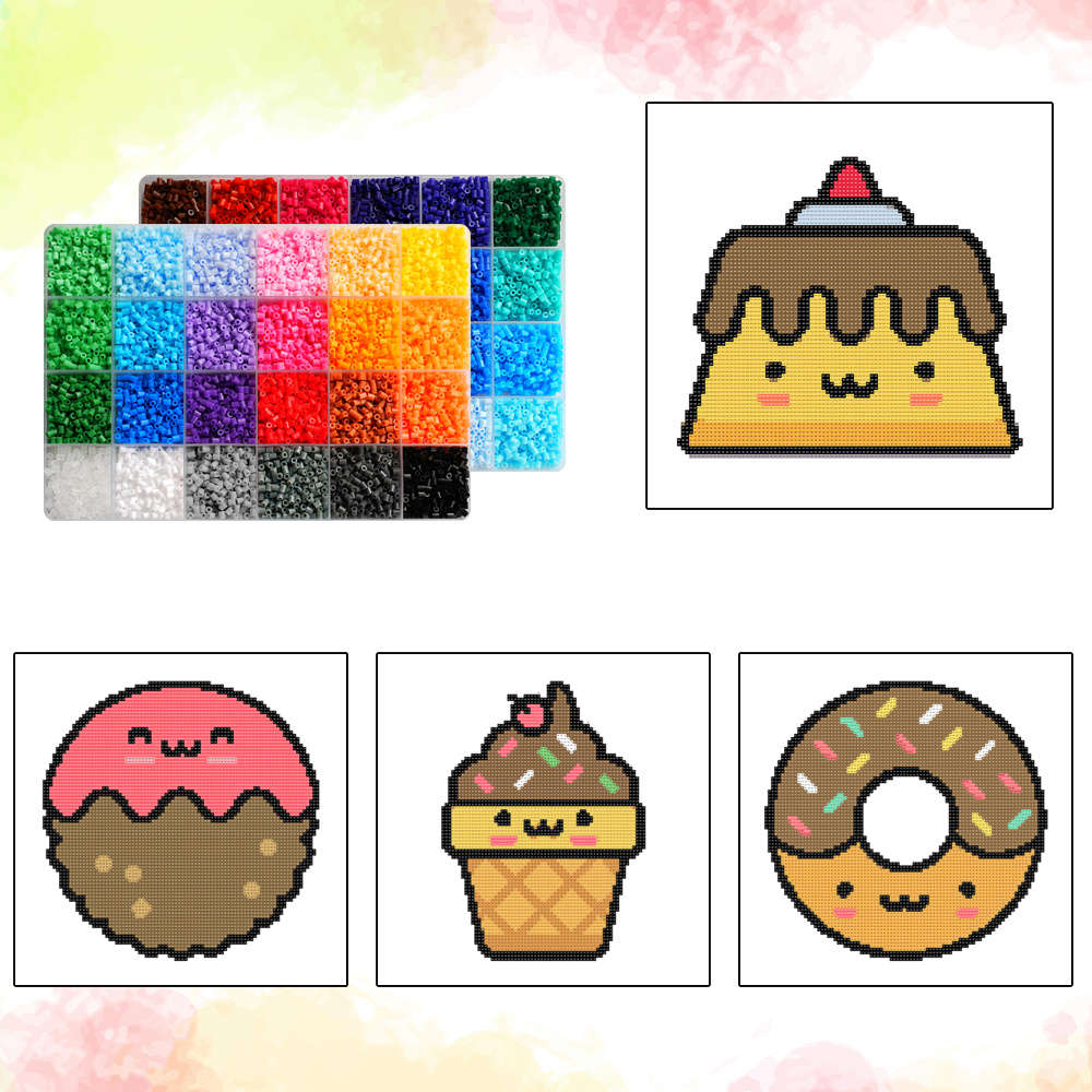 Perler Bead Set 48 Colors Box