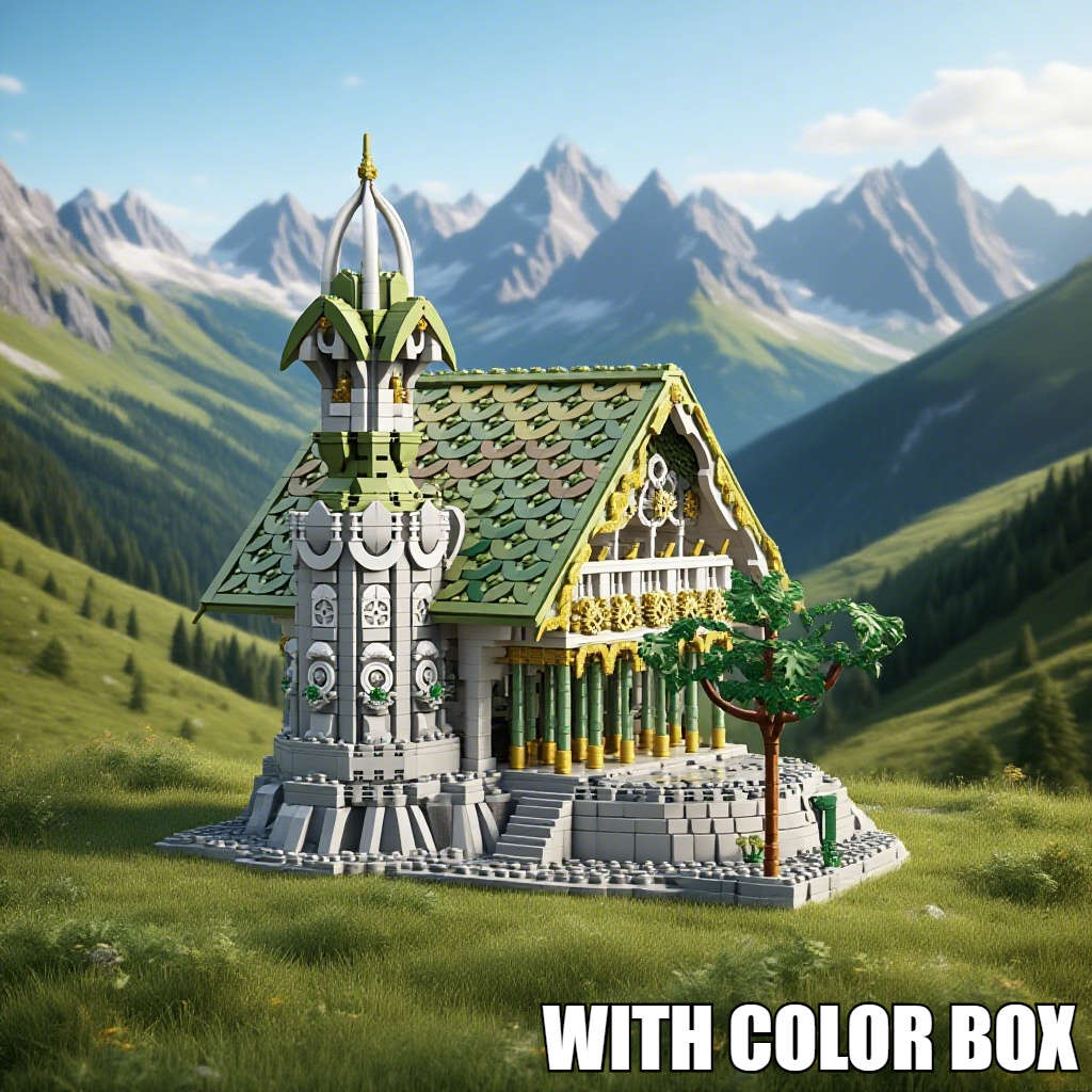 3D Building Model Puzzle Set Model Bk 33237