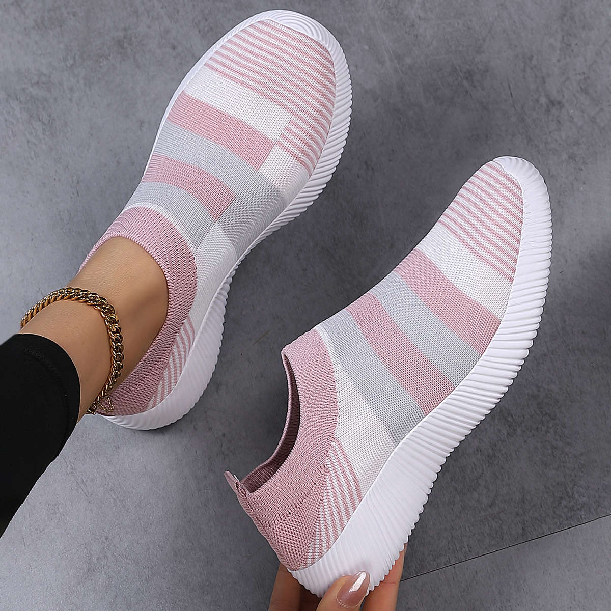 Women S Sneakers Color Black Sizeuk 7.5