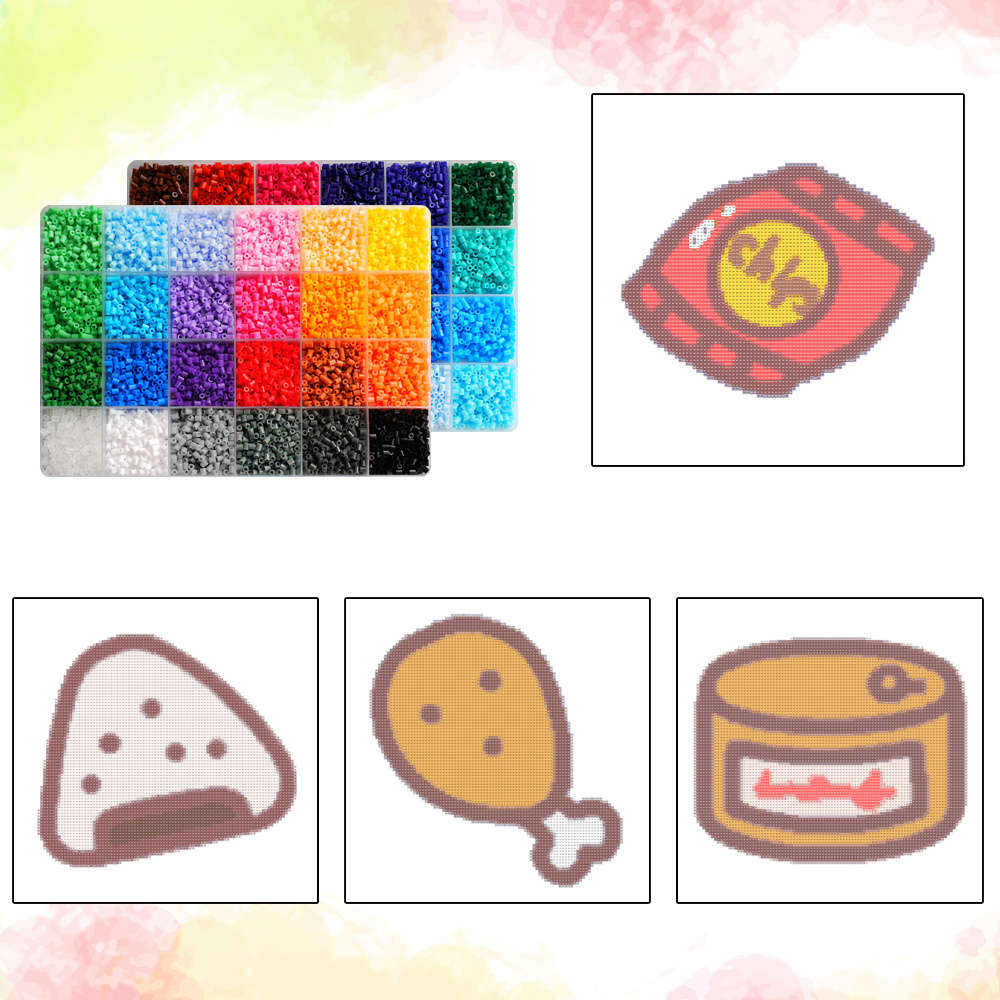 Perler Bead Set 48 Colors Box