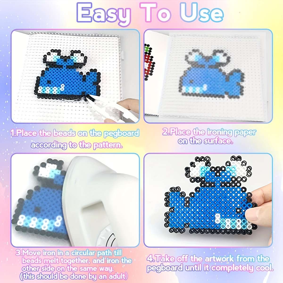 Perler Bead Set Blue Series C5
