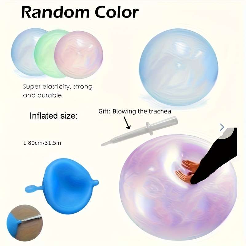Balloon Color Blue Model   Medium 60Cm