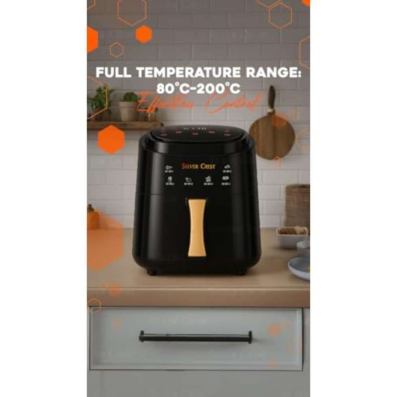 Xxl Air Fryer Jd689B Digital Touch Screen Presets Compact