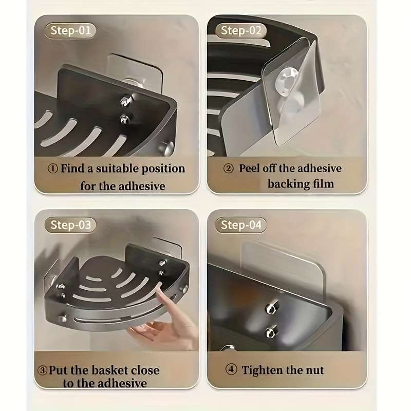 Bathroom Storage Rack Model Premium Luxury Design  2Pcs