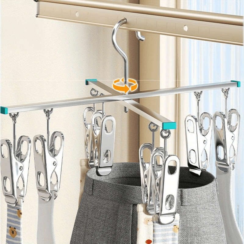 Clothes Rack Silvery Model 1 Item