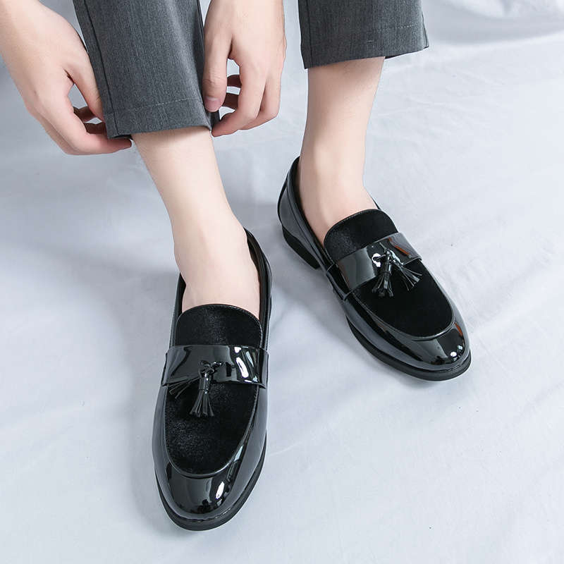 Mens Leather Shoes Color Black Sizeuk 10