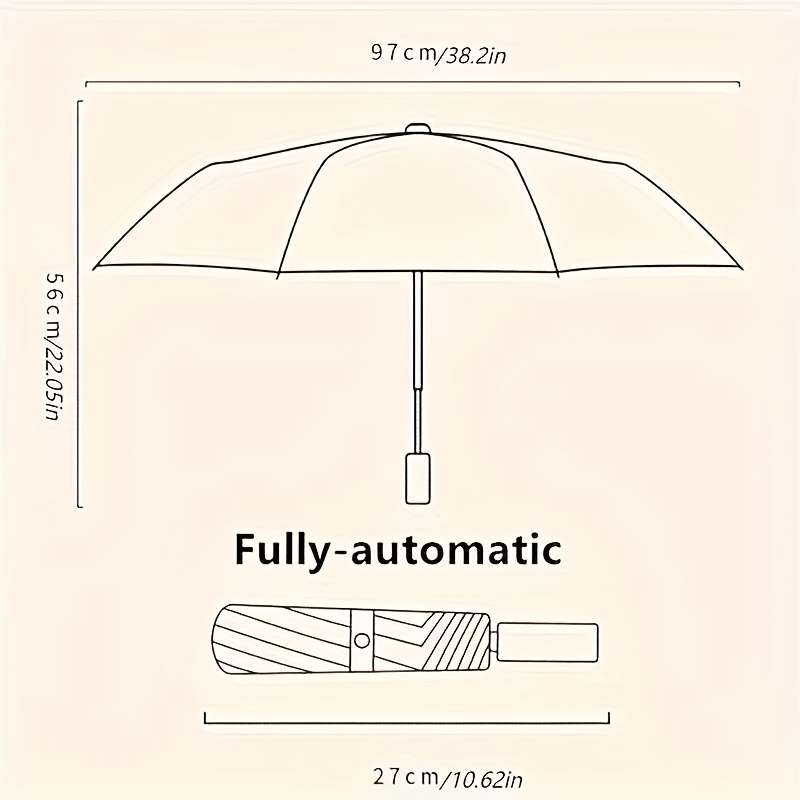 Umbrella Color Polychrome Size28X5Cm