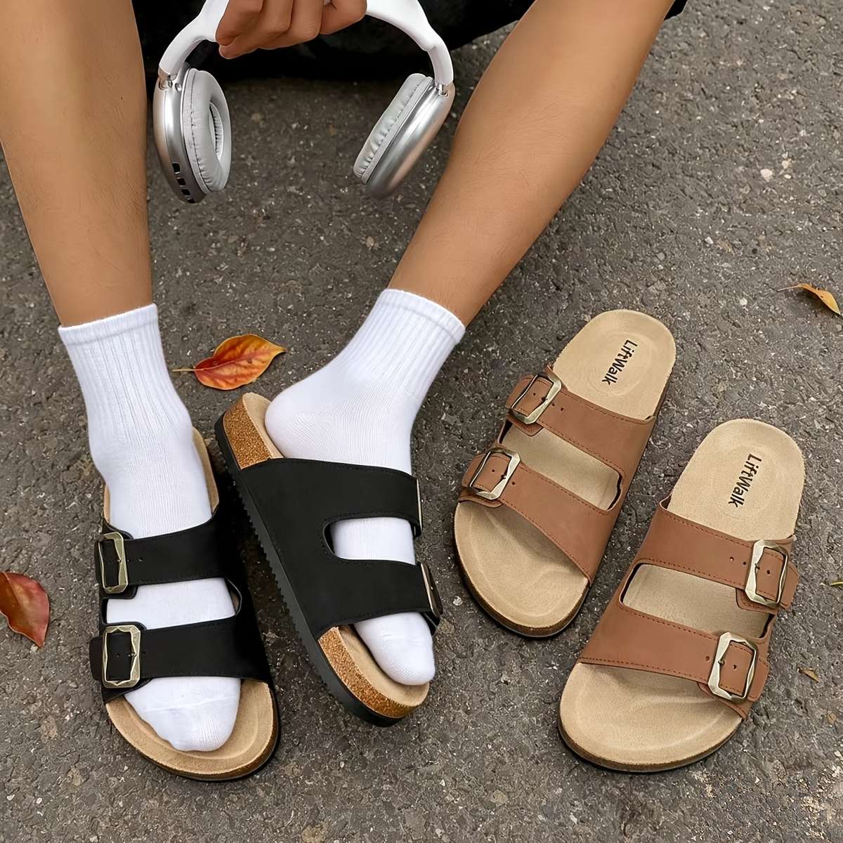 Sandals Color Light Brown 1 Size Uk 8.5