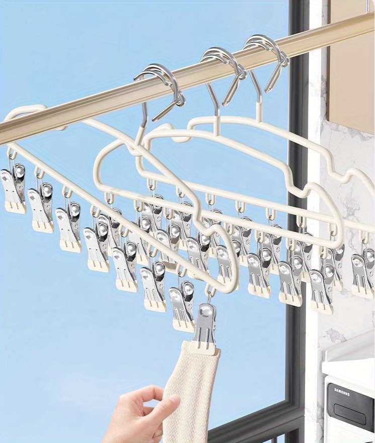 Clothes Rack 1 PackCloud Blue 8 Clips