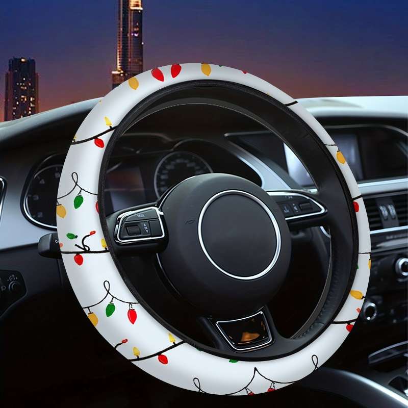 Car Steering Wheel Cover 38X38 Style Digital Printing