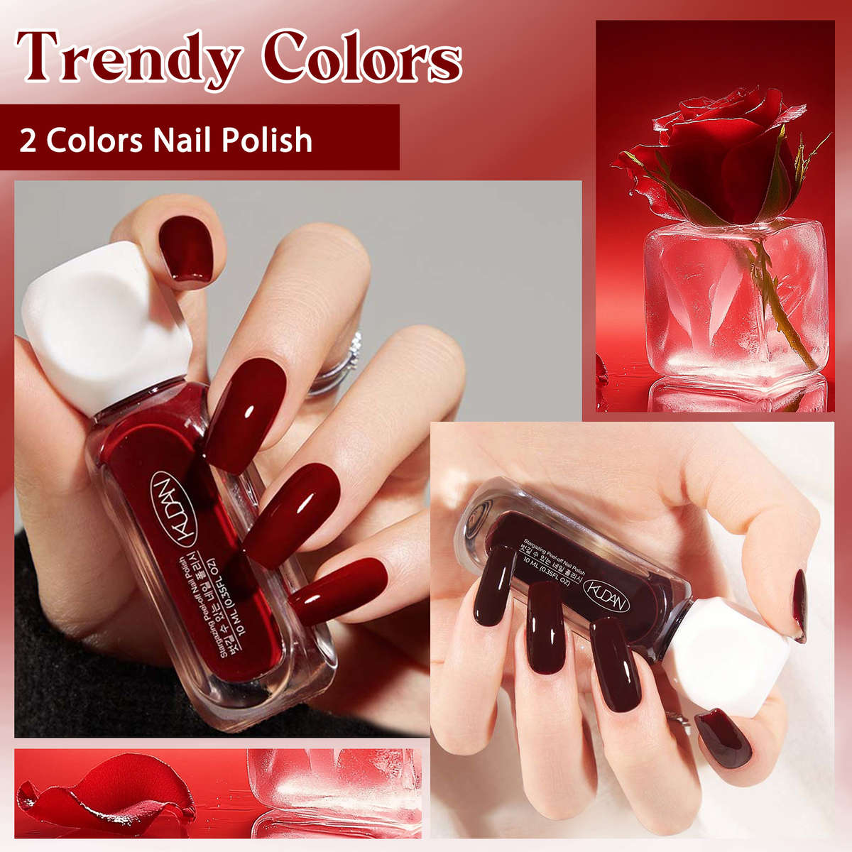 Nail Polish Color 2Pcs Nail Polish