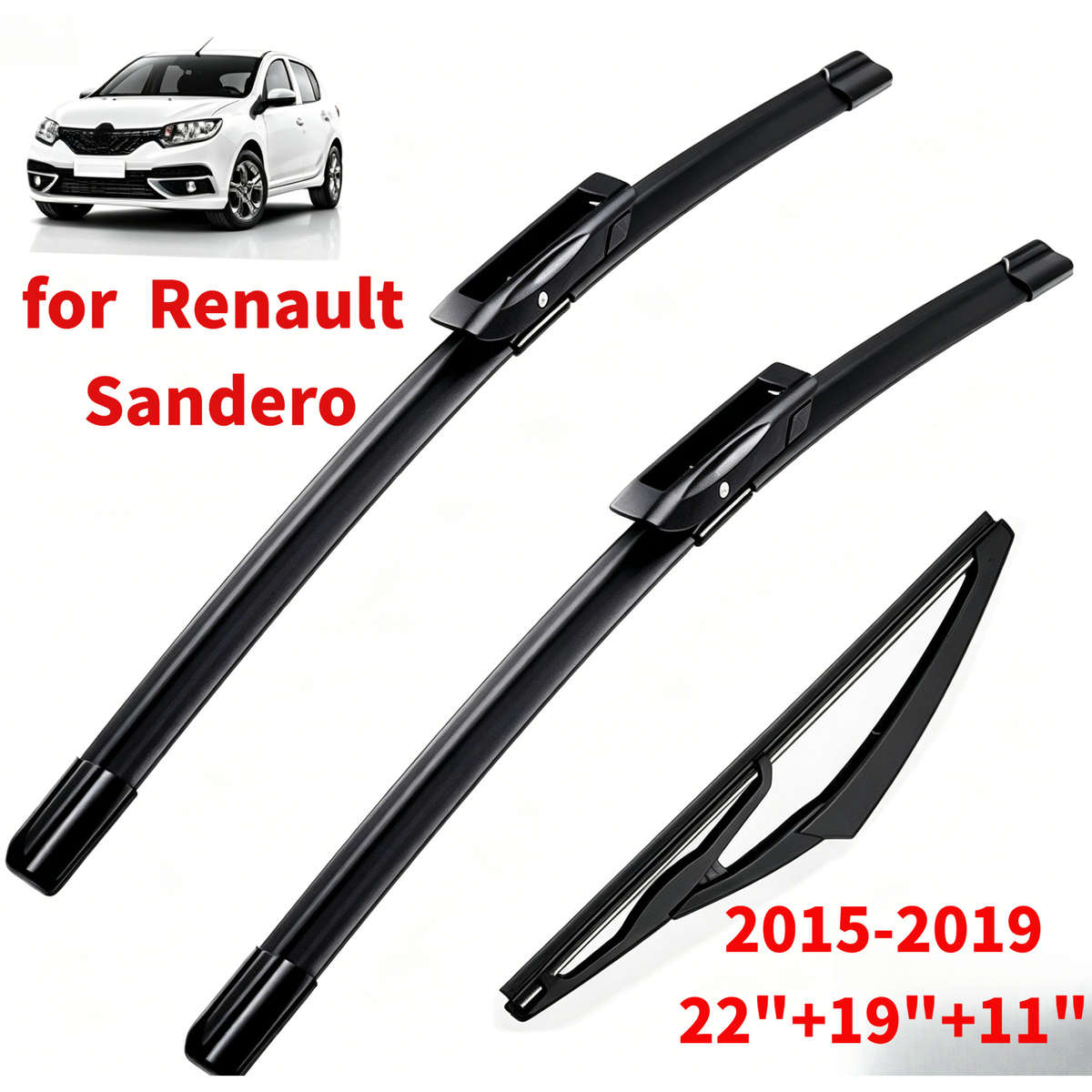 Windshield Wipers Quantity 3Pcs