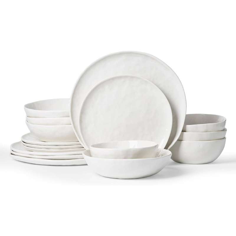 Bowl Color Polar White  4Set16Pcs