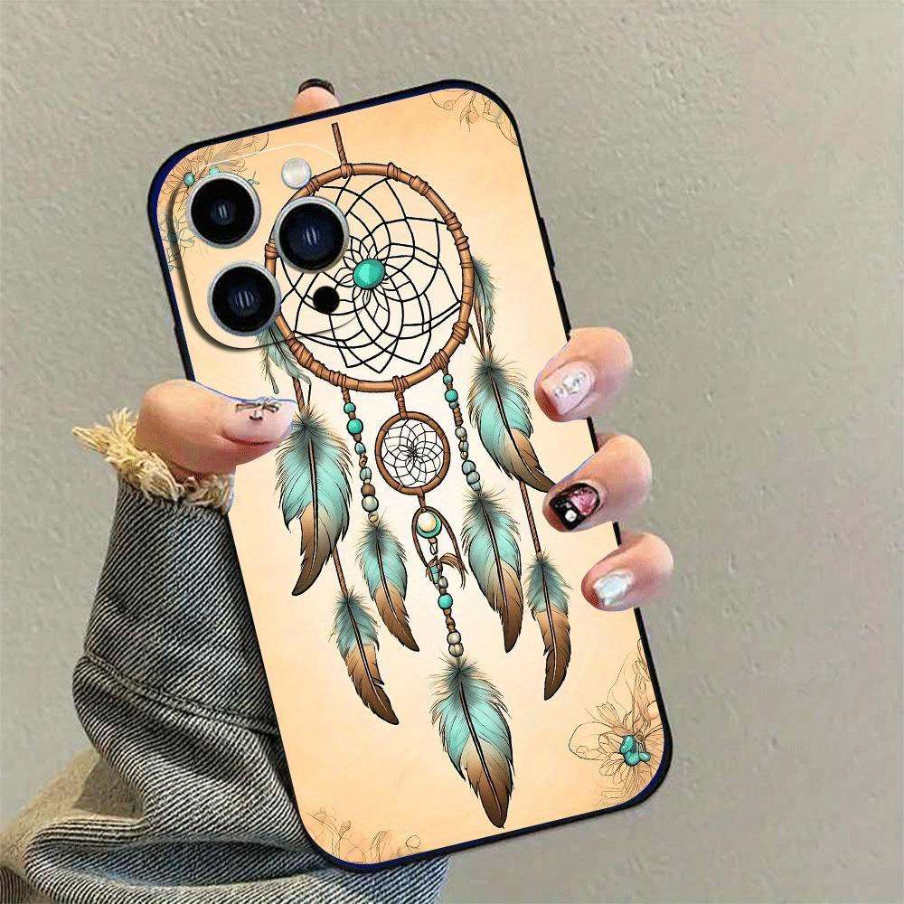 1Pc Black For iPhone 16 Plus TPU Phone Case