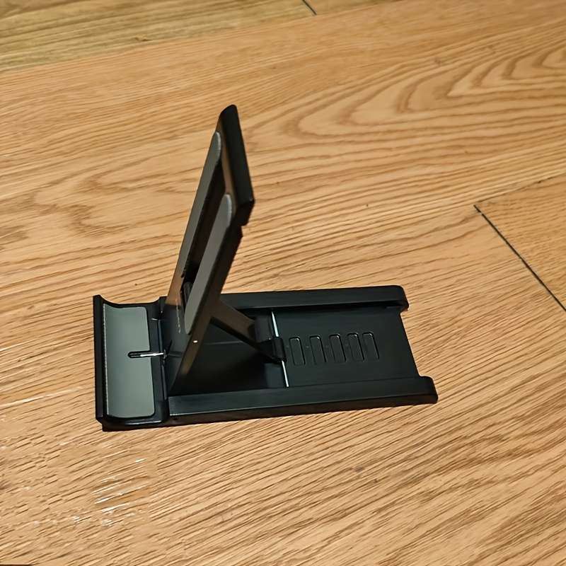 Phone Stand Color Black Items1 Adjustable Folding Bracket