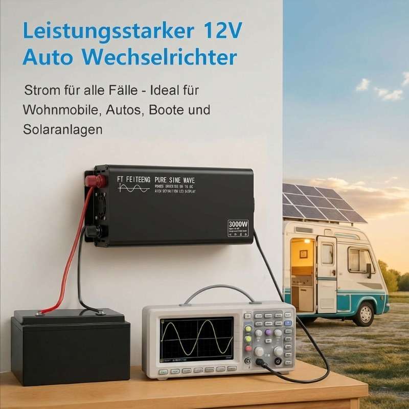 Inverter Applicable People Portable Pure Sine Wave 2000W