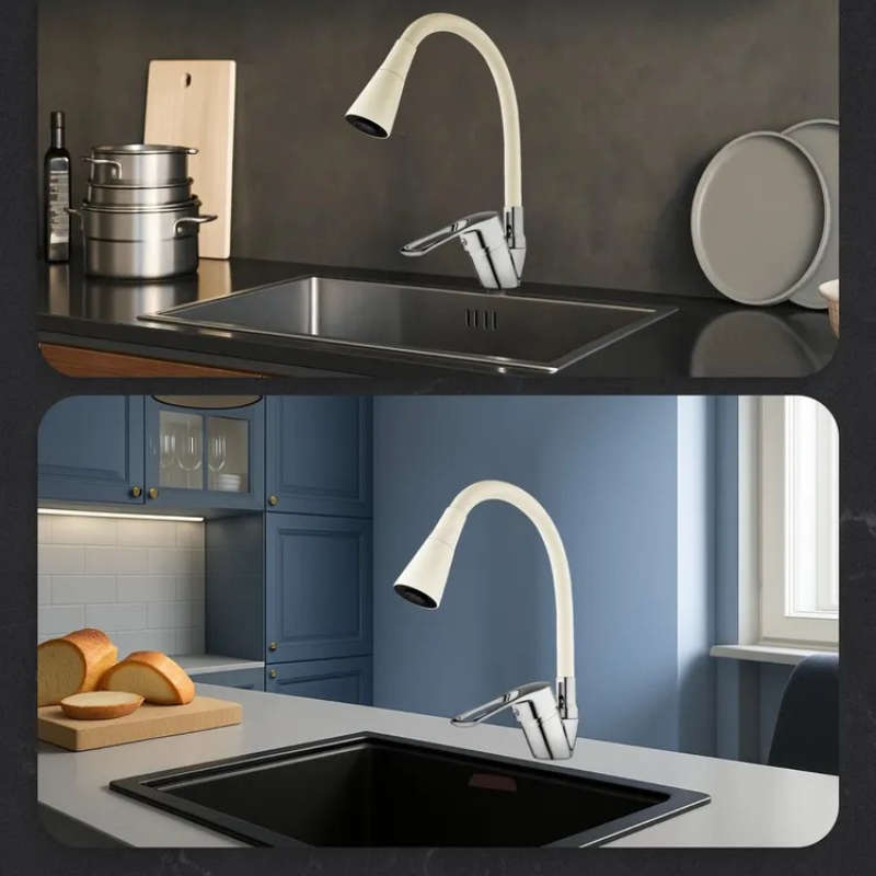 Faucet White Model With 60Cm Hose G1 2