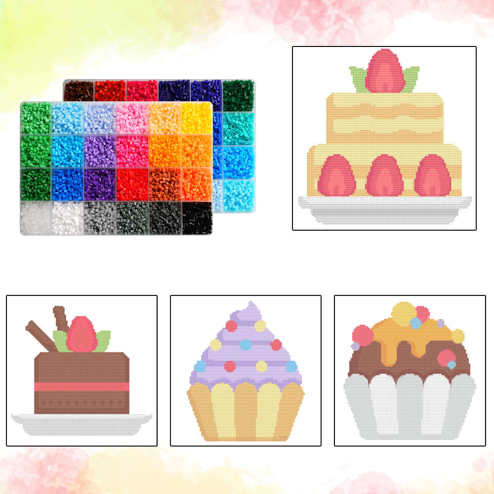Perler Bead Set 48 Colors Box