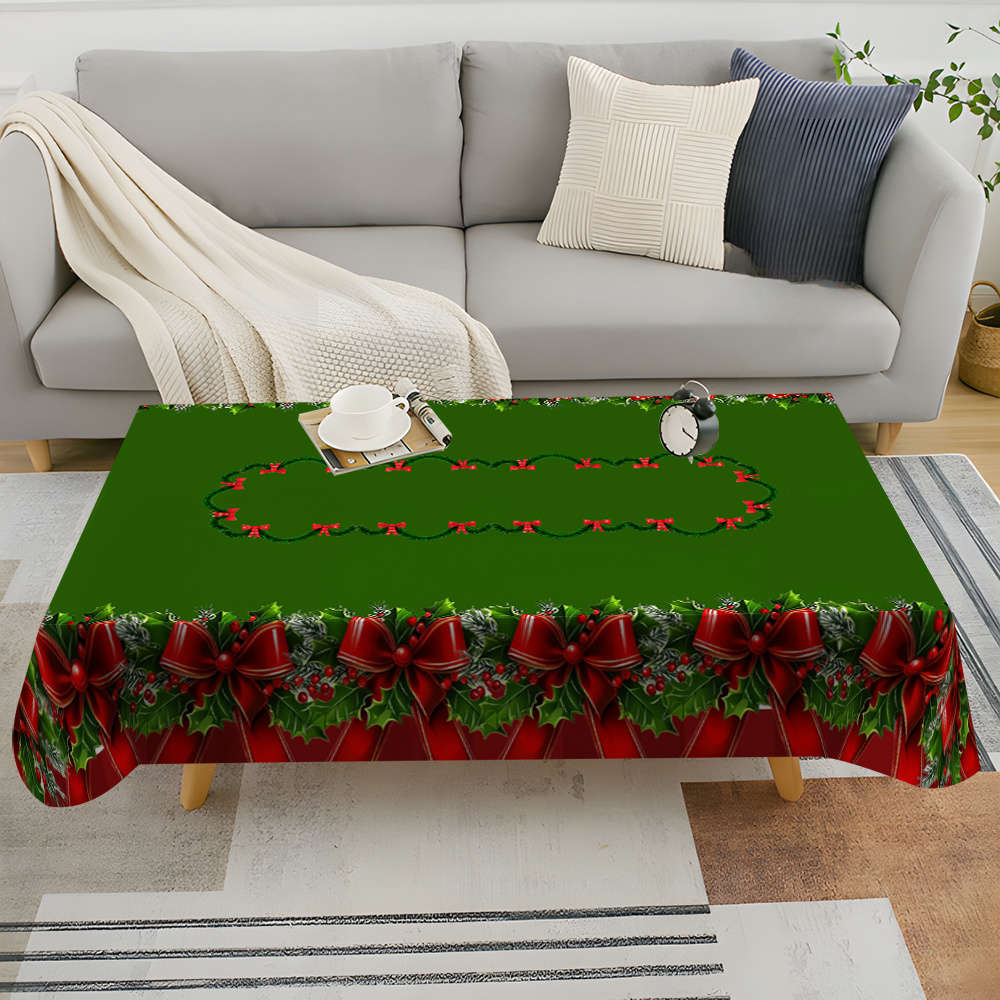 Christmas Tablecloth Size 140X220Cm