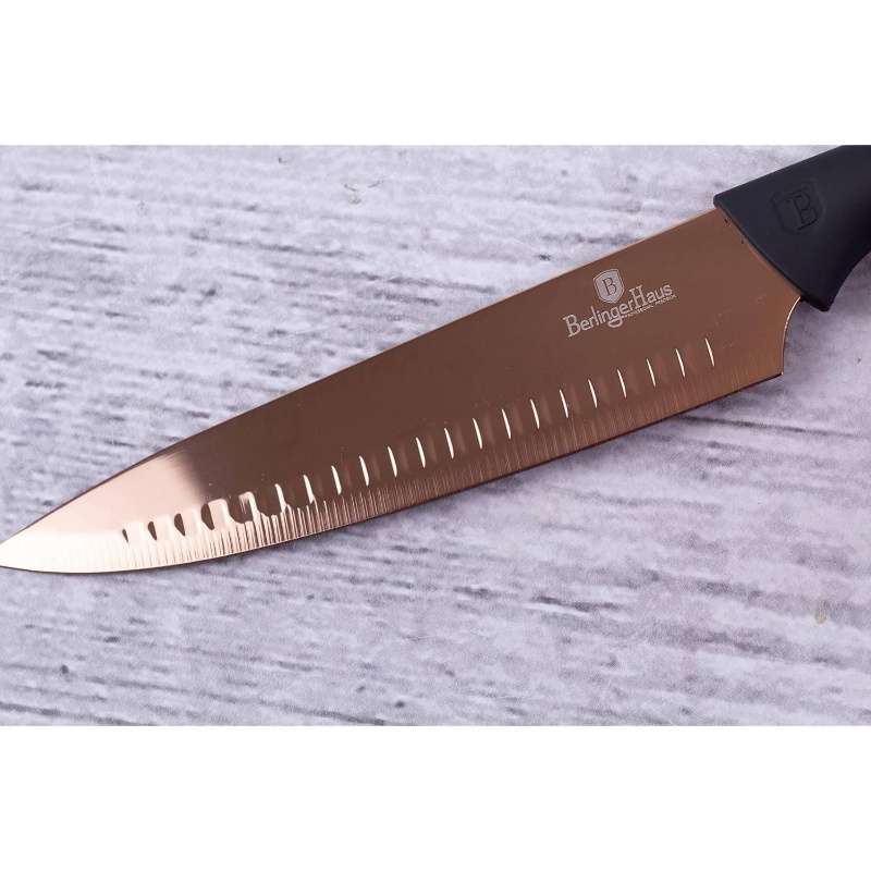 Kitchen Knives Color Rose Goldenblack
