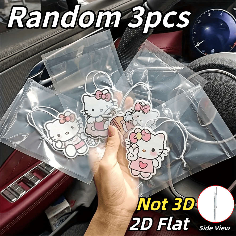 Car Interior Decor Color Random 3 Pcs   Hk Cat