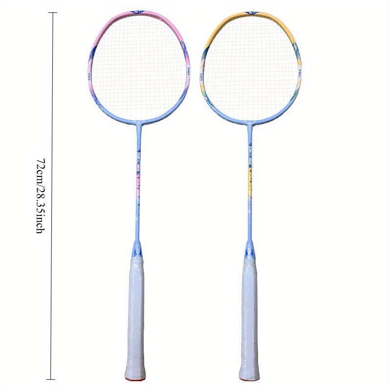 Badminton Racket Color 96  Yellowblue  2 Beats 1 Pack