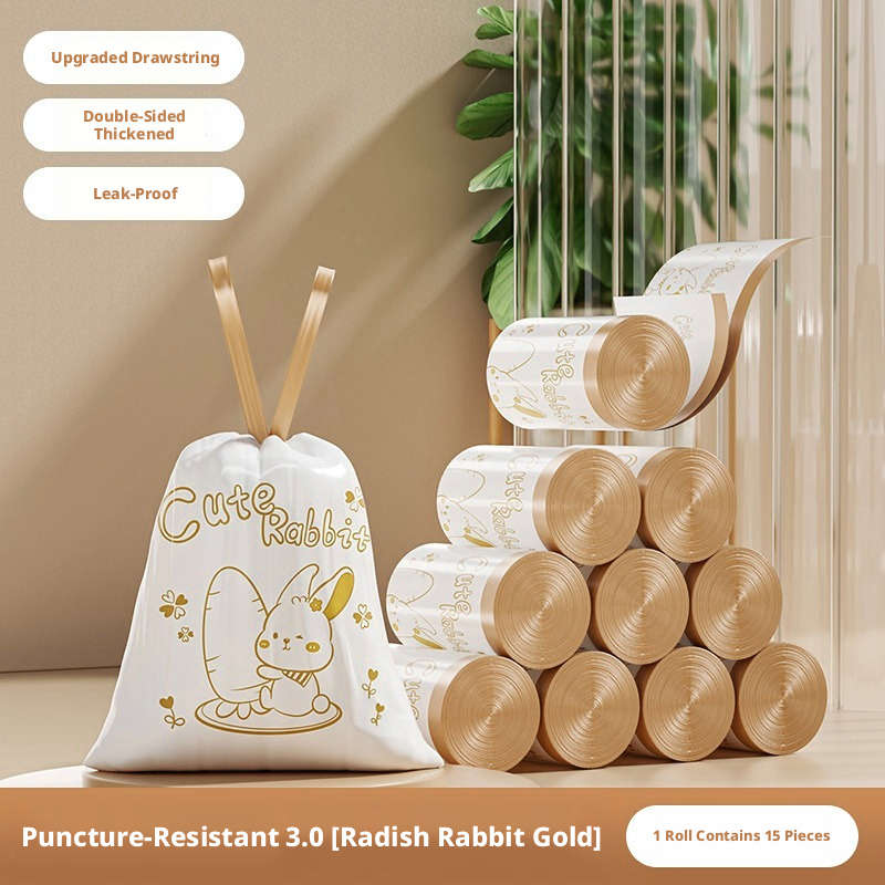 Trash Bag5 Rolls 2.4 Silksizegarbage Bag