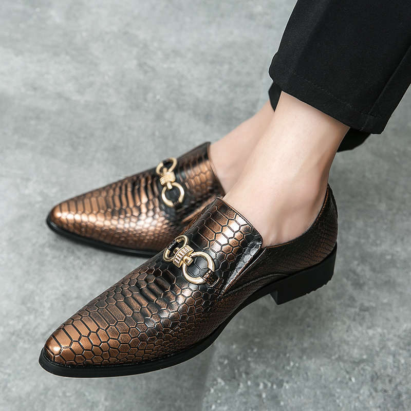Mens Leather Shoes Color Black Sizeuk 8