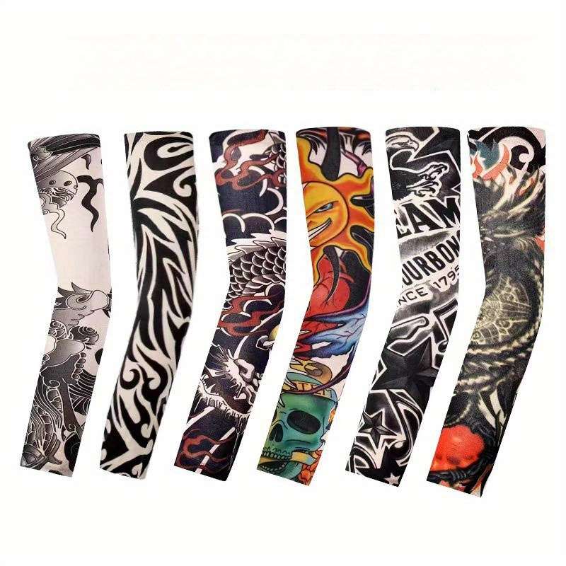 2Pcs Comtable Seamless Tattoo Sleeve