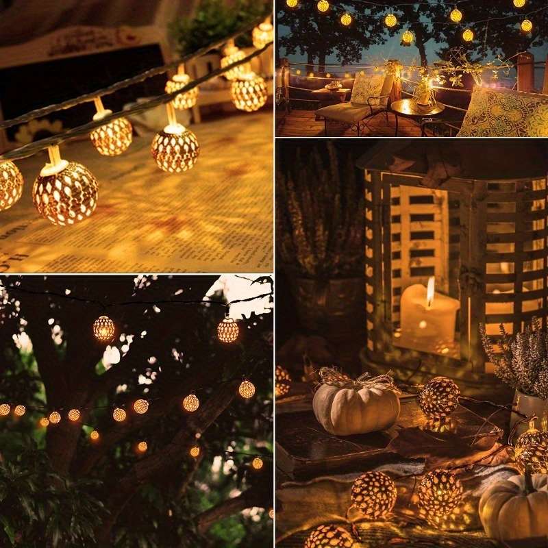 Christmas Lights Warm Size 7M 22.96Ft 50Led