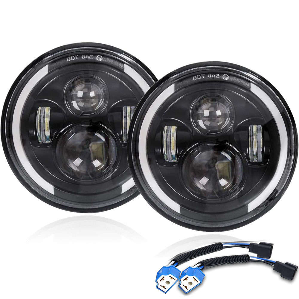 Car Lights Color 2Pcs 17.78Cm
