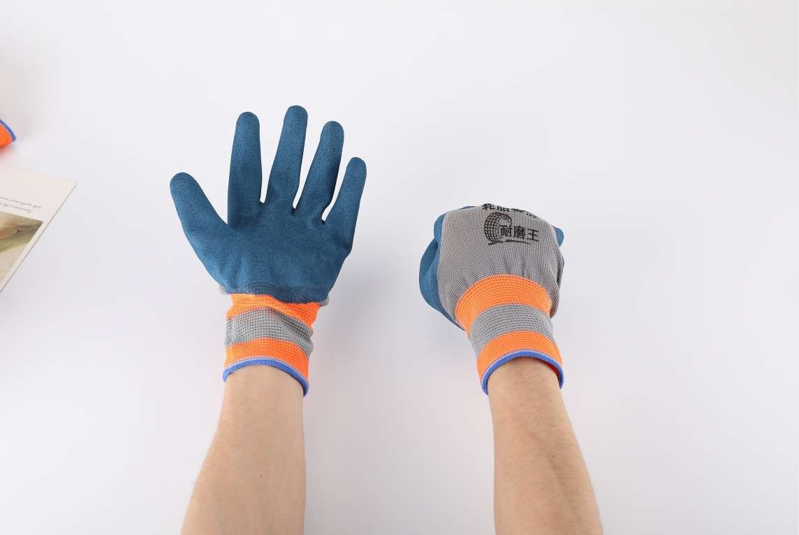 Work Gloves Color Blue Quantity3Pcs