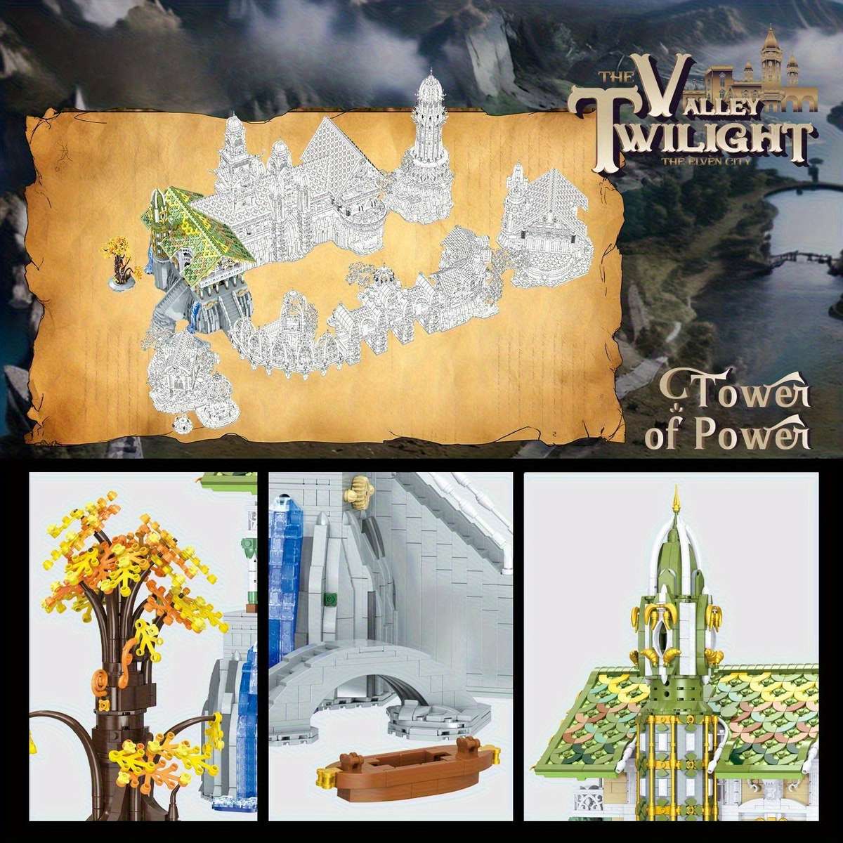 3D Building Model Puzzle Set Model Bk 33242
