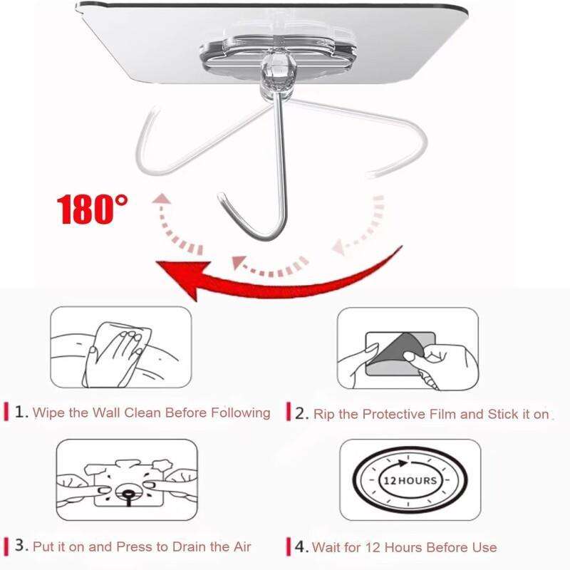 4 12 Of Contemporary Stainless Steel Towel Hangers Wall Quantity 24pcs