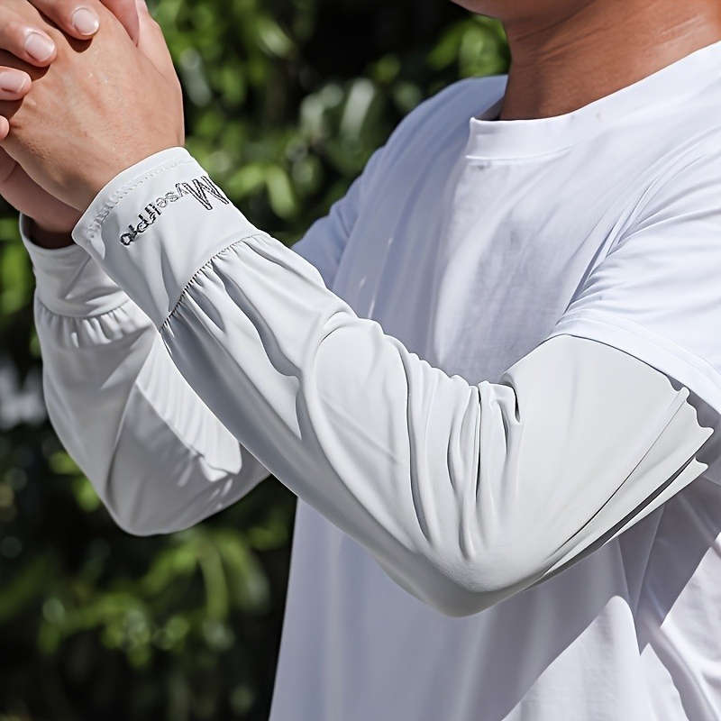 Sunscreen Sleeves Color White Quantity 2Pcs1Pair