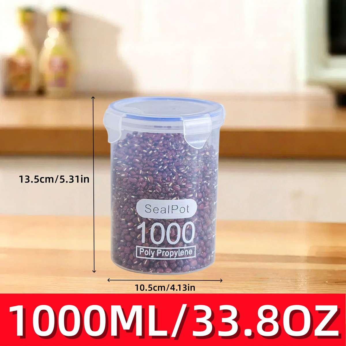 Sealed Jar Size 2Pcs 800Ml2Pcs 1000Ml Quantity4Pcs
