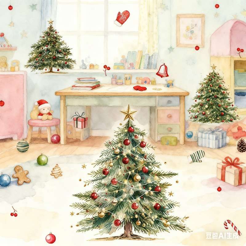 Christmas Decorations Model Christmas Tree Stickers