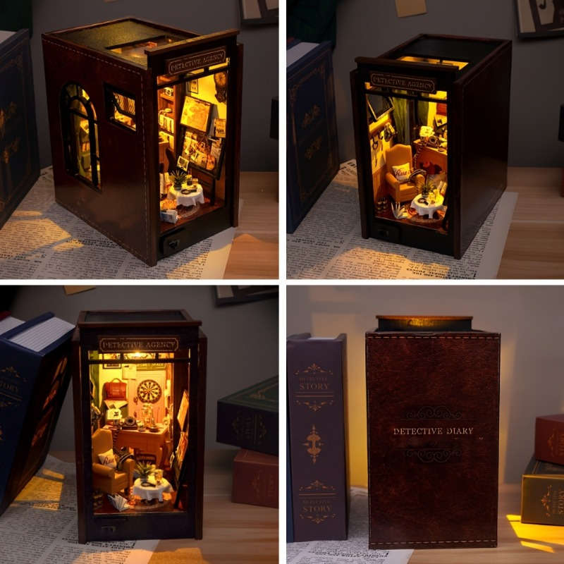3D House Puzzle Model Color Detective Diary