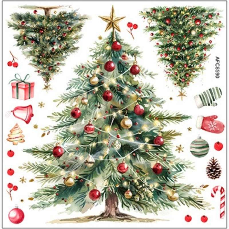 Christmas Decorations Model Christmas Tree Stickers