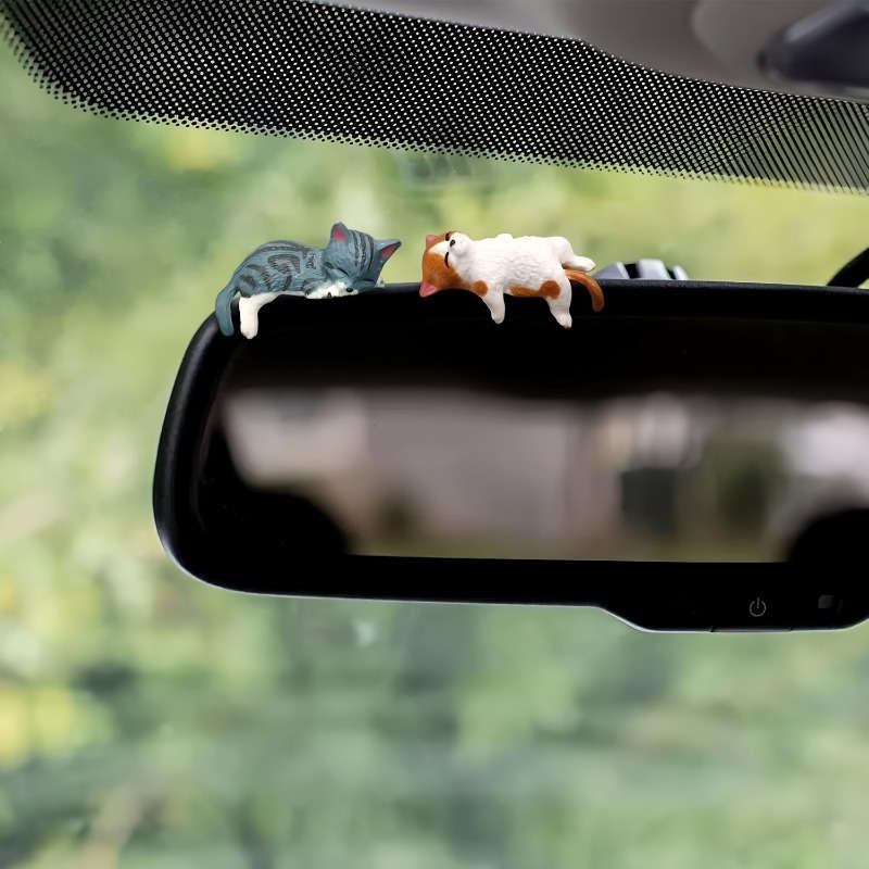 Car Interior Decor Items 5Pcs Cat Car Screen Ornaments