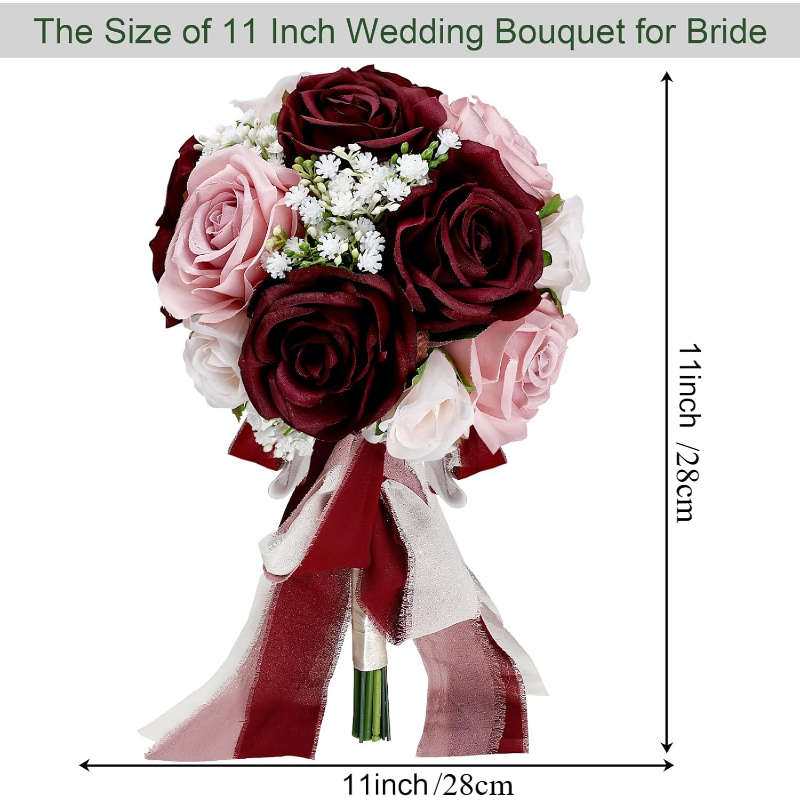 Wedding Supplies Color Burgundy & Dusty Pink