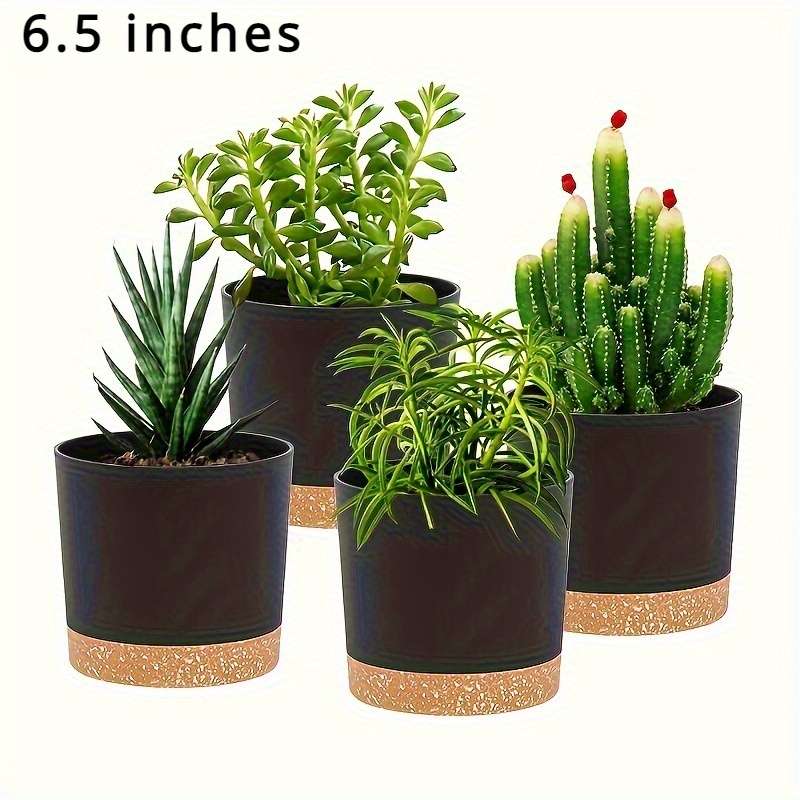 4Pcs Weather Resistant Indoor Outdoor Planters Cm Cm Enhanced Security For Home
