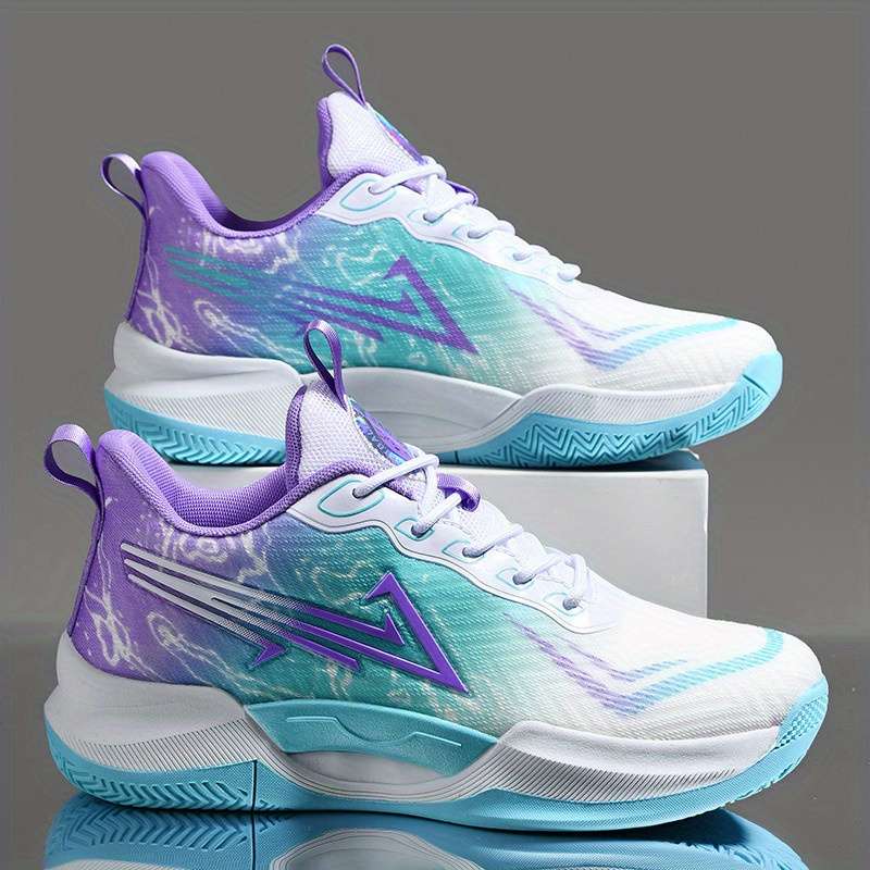 Sneakers White Purple Size Uk 7.5