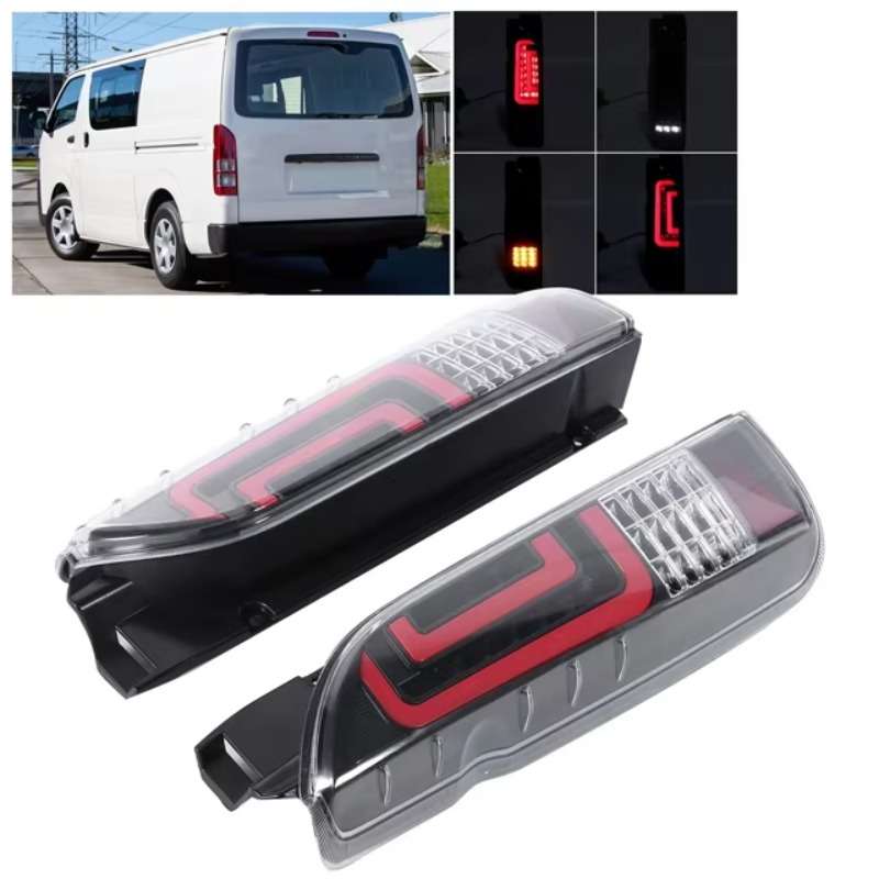 Car Lights Storage Smoked Black2Pcs1Pair