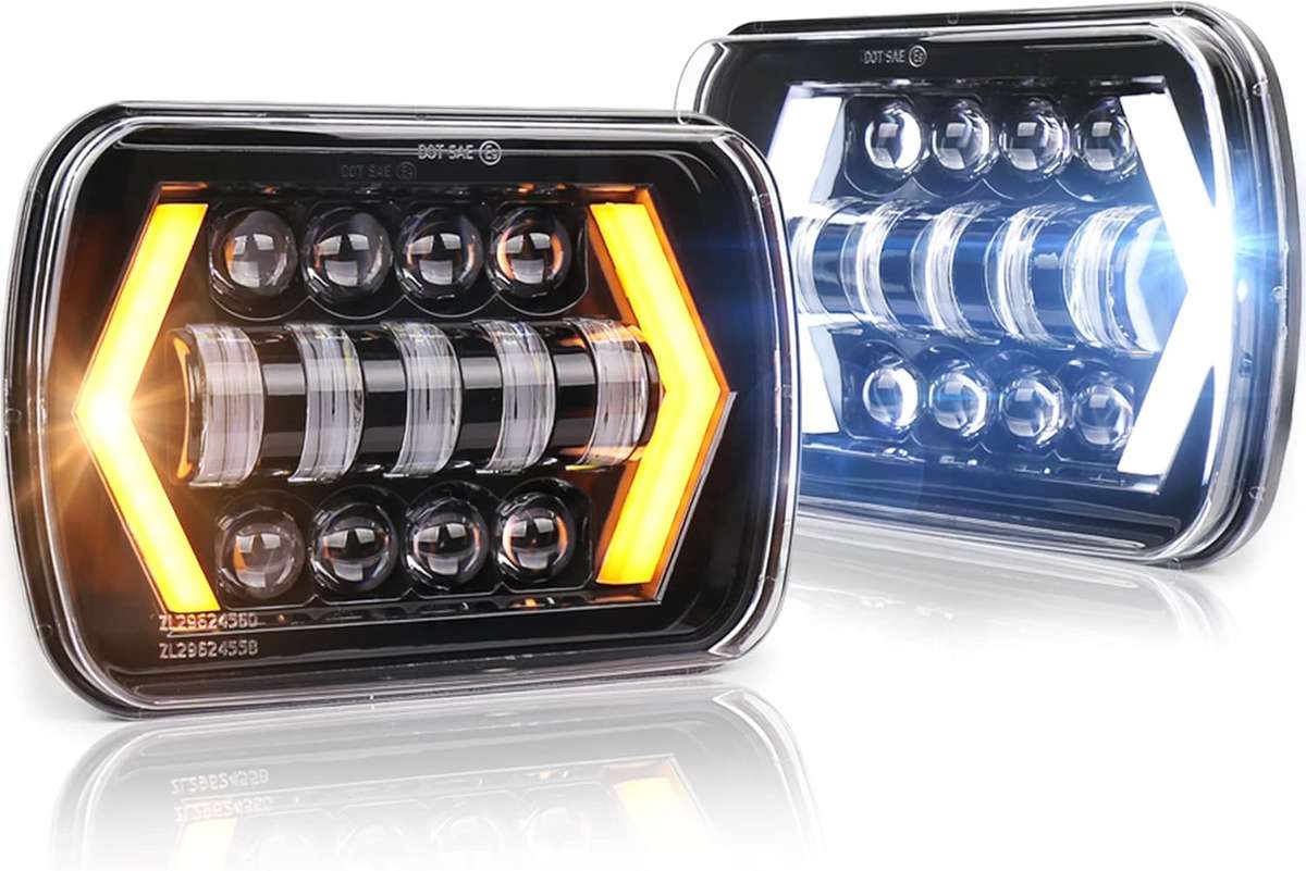 Car Lights Model Arrowshaped Light 2Pcs