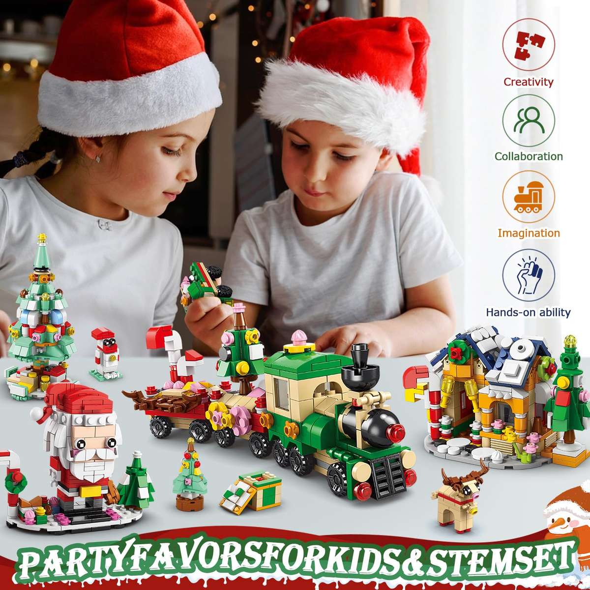 Building Toy Architectural Model Toy Set Style Building Blocks 2