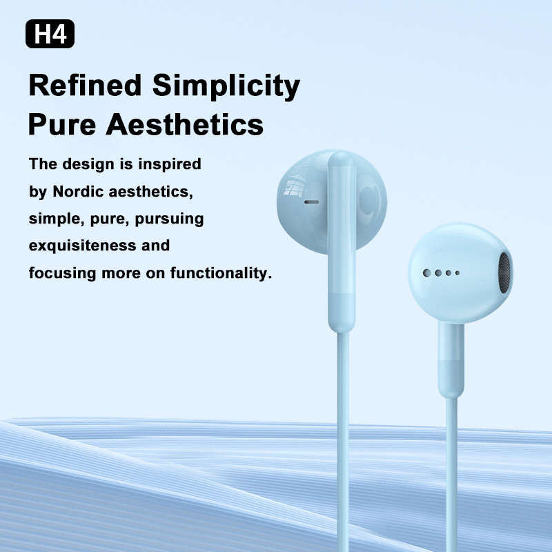 Wired Headphones White 3.5Mm