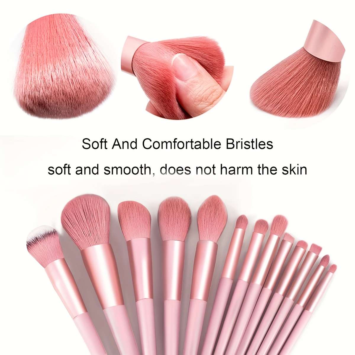 Makeup Brush Set Color 14Piece Set Includes Storage Bag